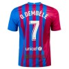 Oficiální Fotbalový Dres FC Barcelona Ousmane Dembele 7 Domácí 2021-22 pro Muži